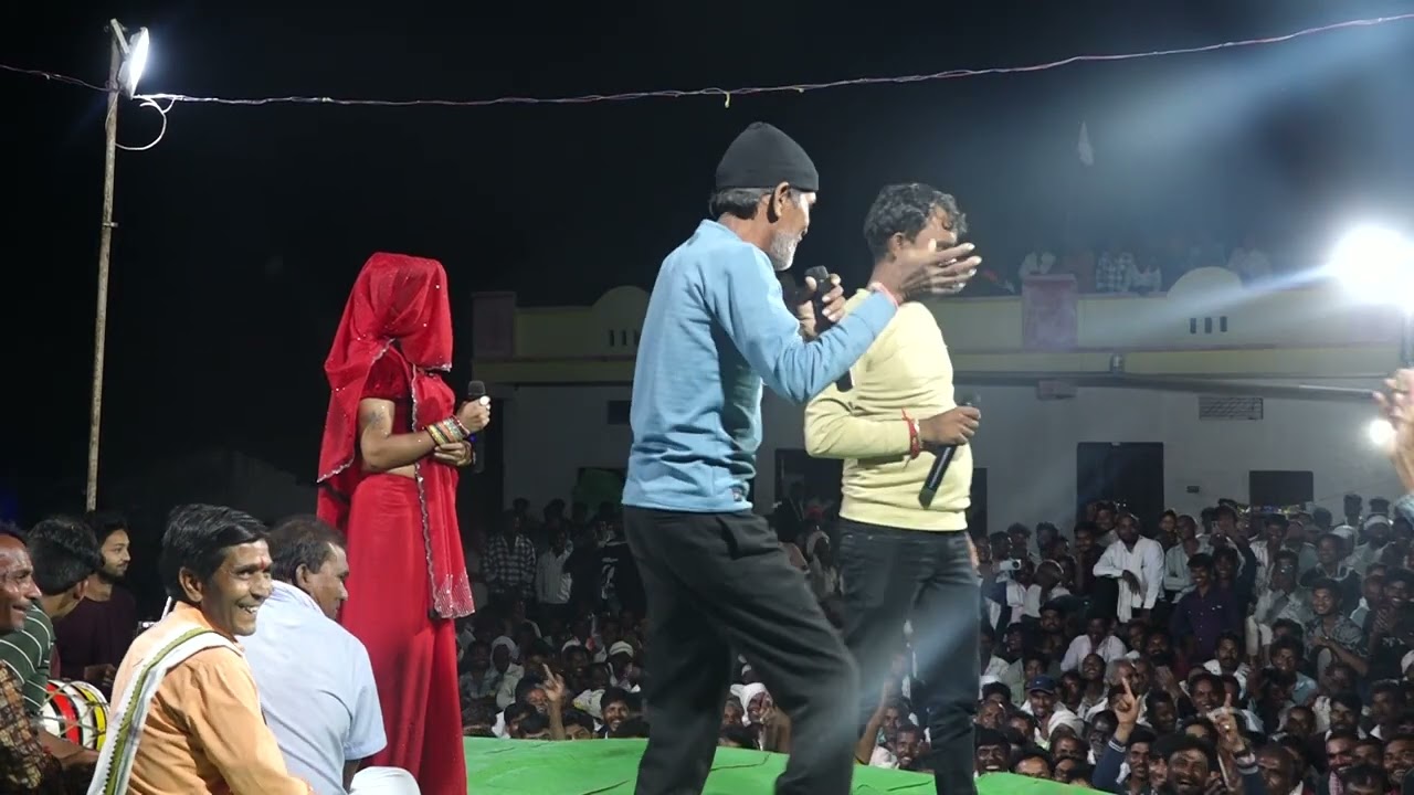 निमाड़ी गम्मत देशगाव और पिपल्या के बीच ग्राम बोरुट 03