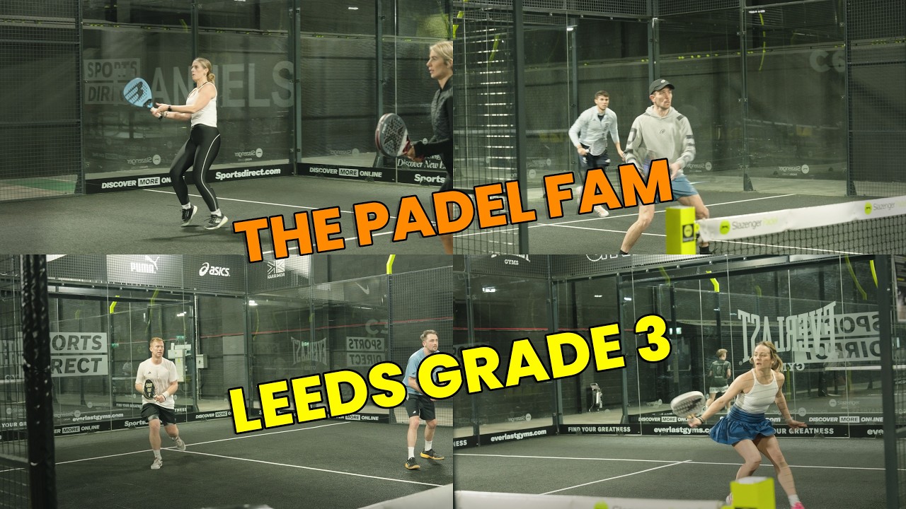 The Padel Fam take on Leeds Slazenger Grade 3