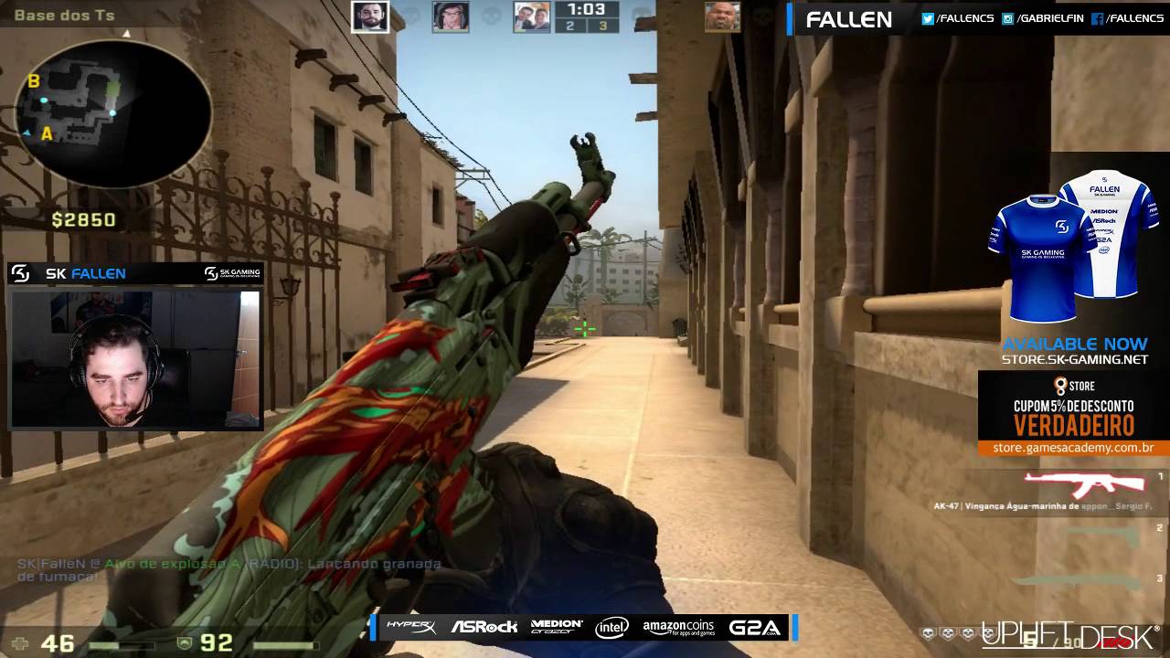 FalleN derrubando os level 20 na GamersClub