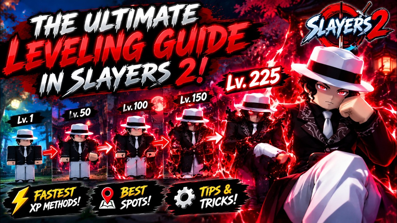 🔥 THE ULTIMATE LEVELING GUIDE in  PROJECT SLAYERS 2! ⚡ FASTEST XP METHOD!