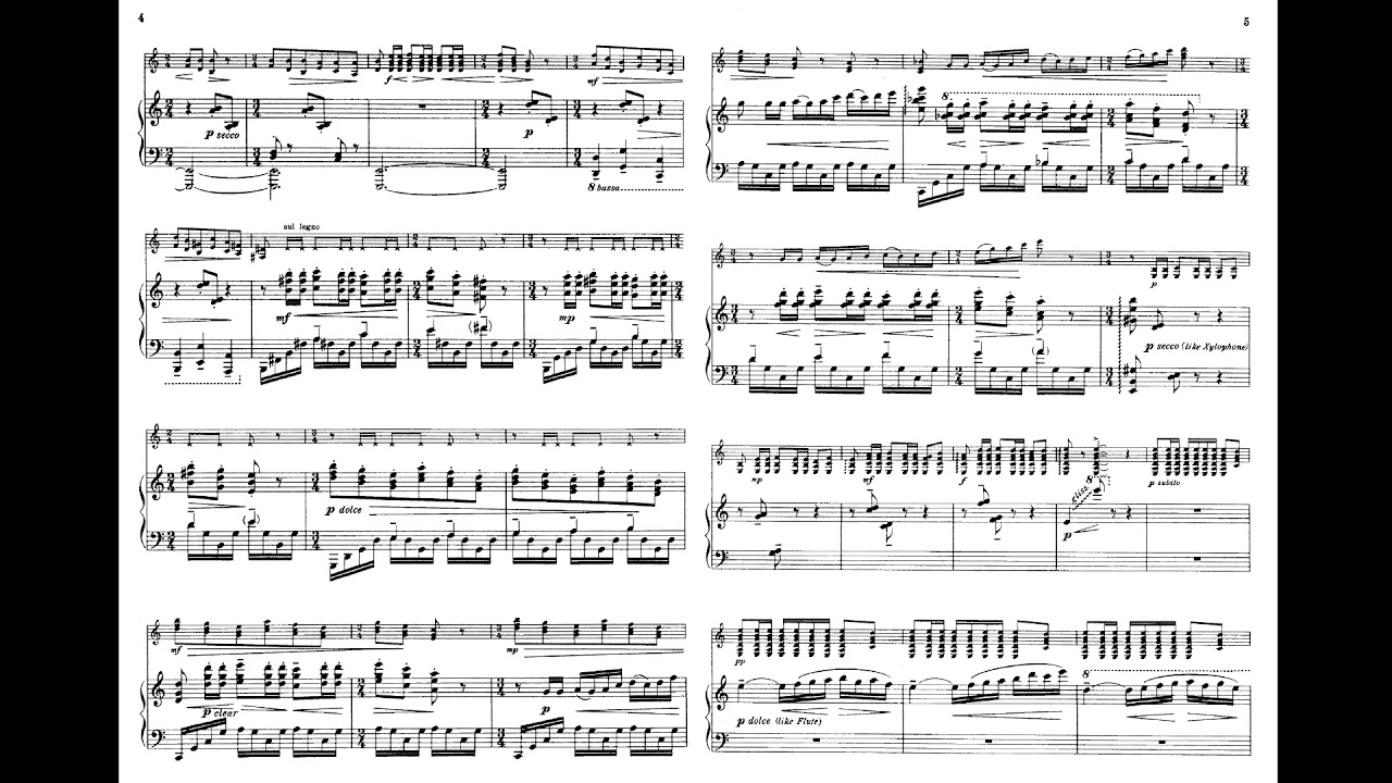 Fantasía para Guitarra y Piano de Mario Castelnuovo-Tedesco