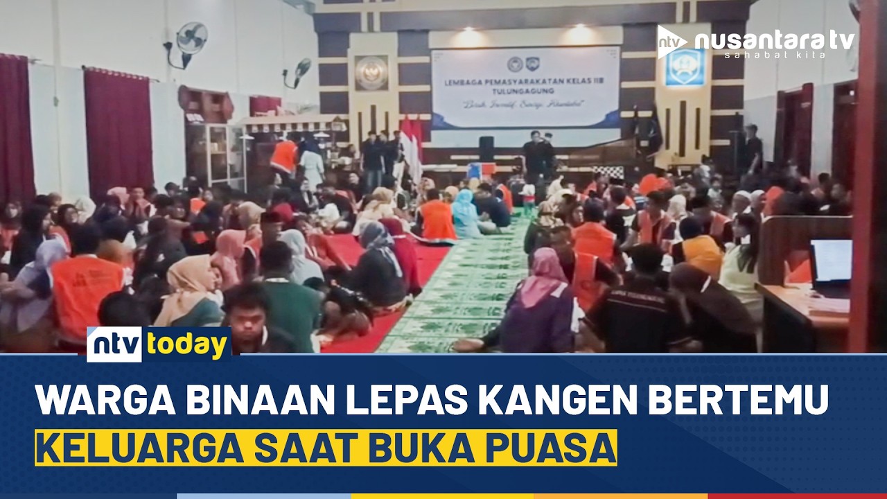 Momen Haru! Warga Binaan Lapas Tulungagung Gelar Buka Puasa Bersama Keluarga | NTV TODAY