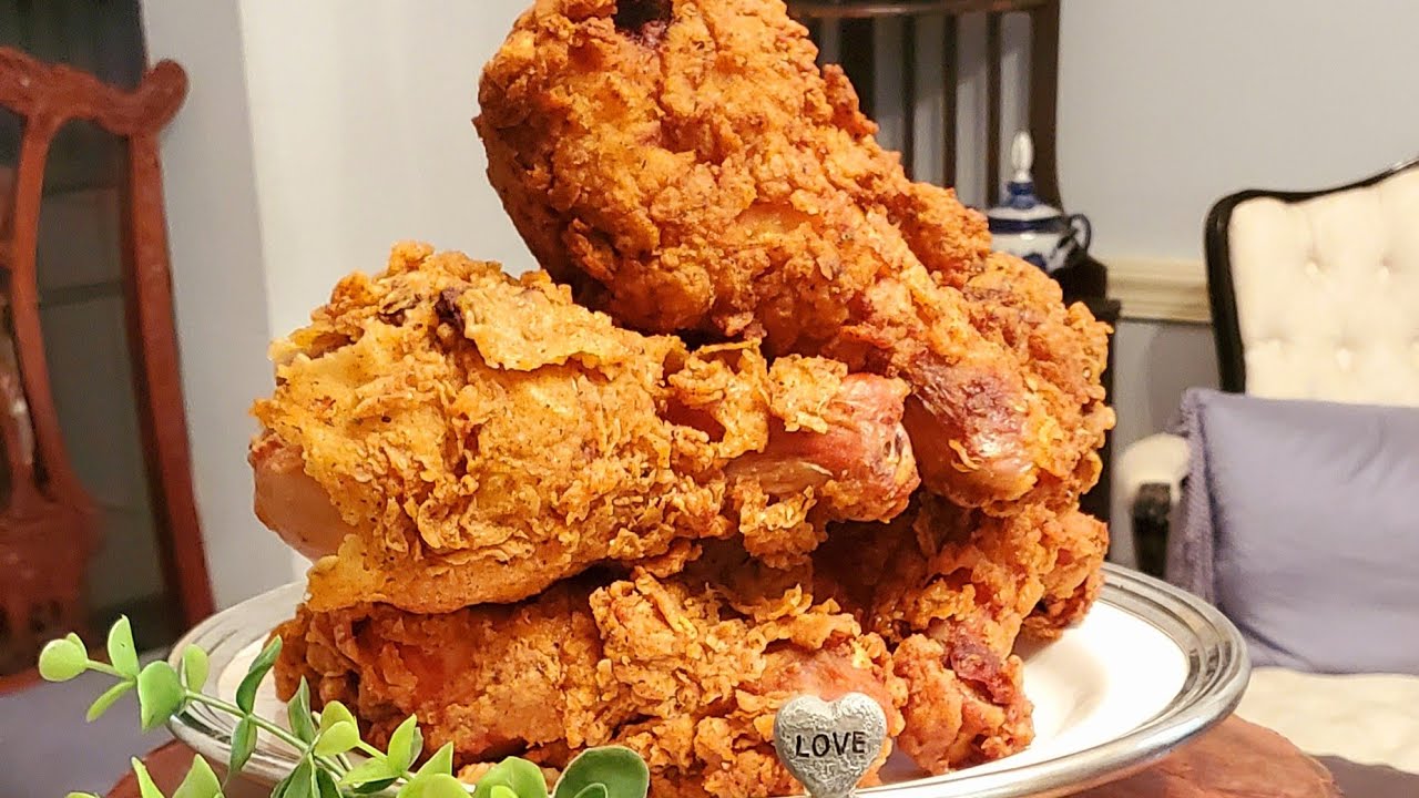 MASSIVE MUSTARD FRIED CHICKEN RECIPE| COMFORT SOUL FOOD | OLD SCHOOL SOUTHERN FRIED CHICKEN RECIPE