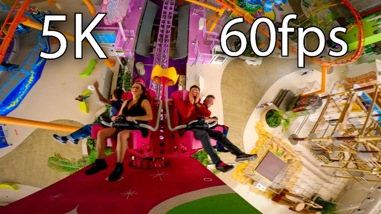 Timmy's Half Pipe Havoc on-ride 5K POV @60fps Nickelodeon Universe Theme Park