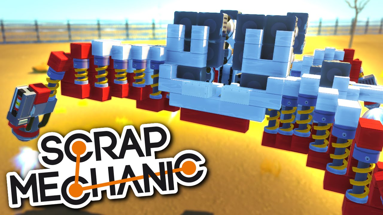Scrap Mechanic CREATIONS - INSANELY FAST VEHICLE! THE FASTEST VEHICLE IN SCRAP MECHANIC!
