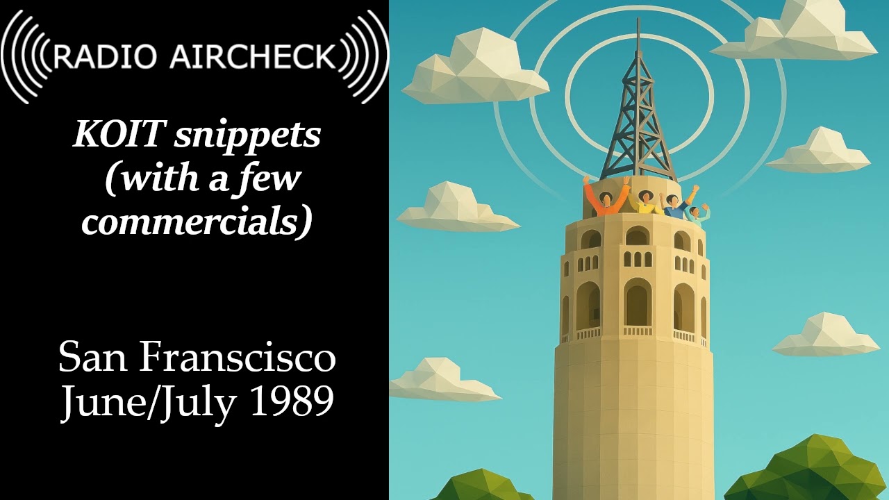 96.5 KOIT - San Franscisco CA - June/July 1989 - with commercials