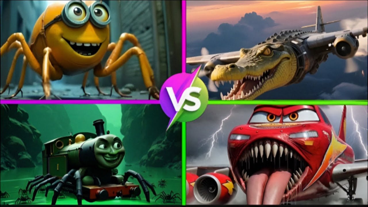 Bombardino Crocodilo 🆚 Thomas Train Eater 🆚 McQueen Infected Sky  Tiles Hop EDM Rush 🎶