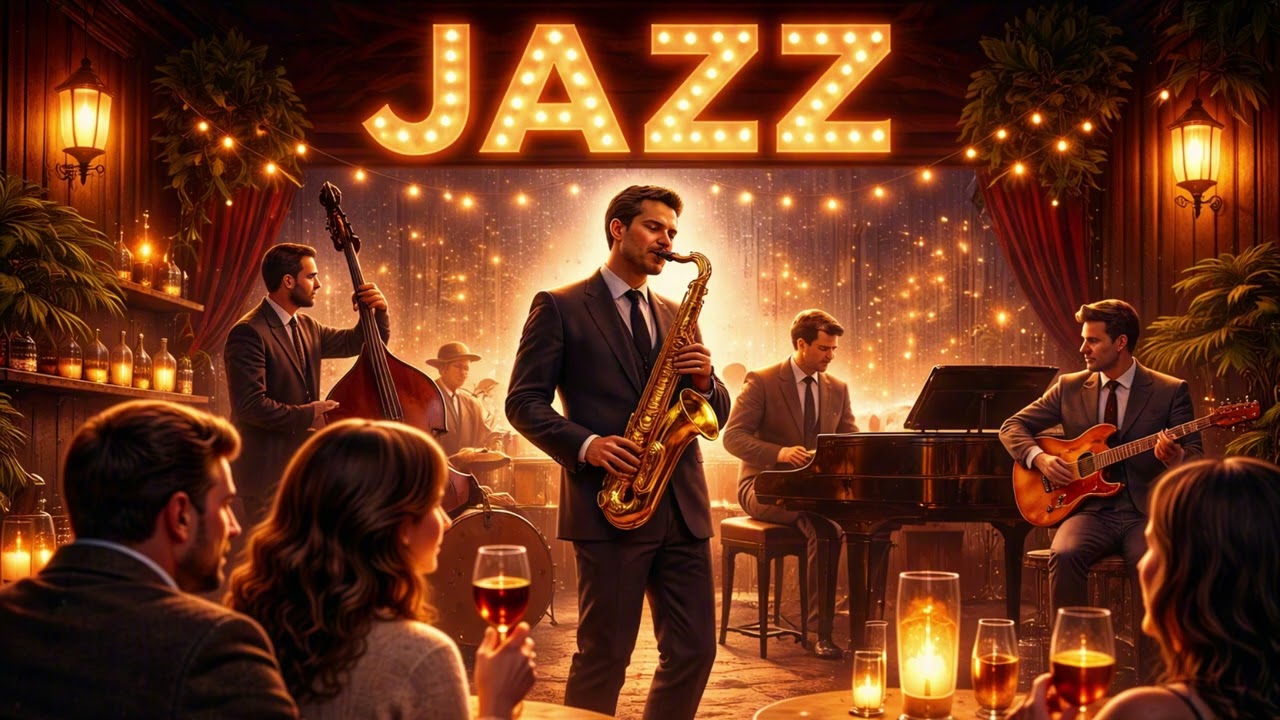 Midnight Jazz Lounge 🎷 Warm Sax & Intimate Night Vibes