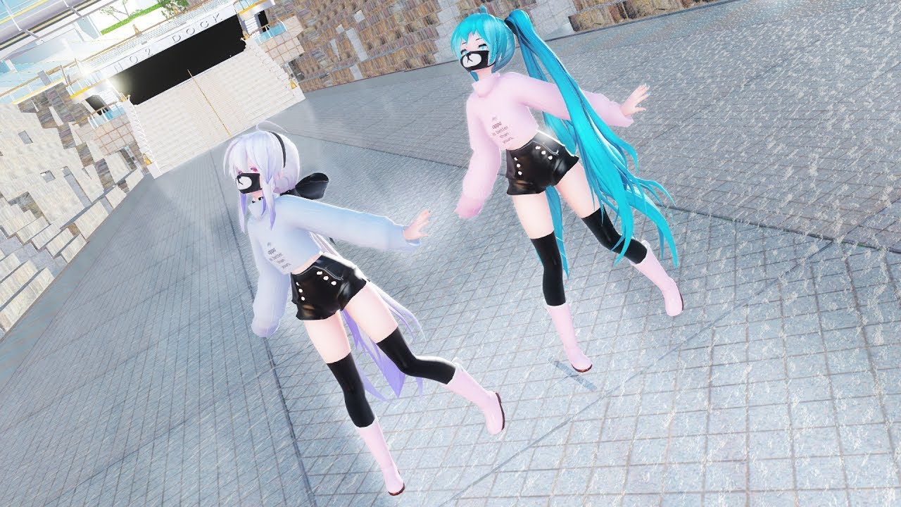 [MMD 4K] 17133 TDA Fan Haku Miku Drop Pop Candy Motion 1 Ver[DL][2160P,60FPS][RAY MMD 1.3.1]