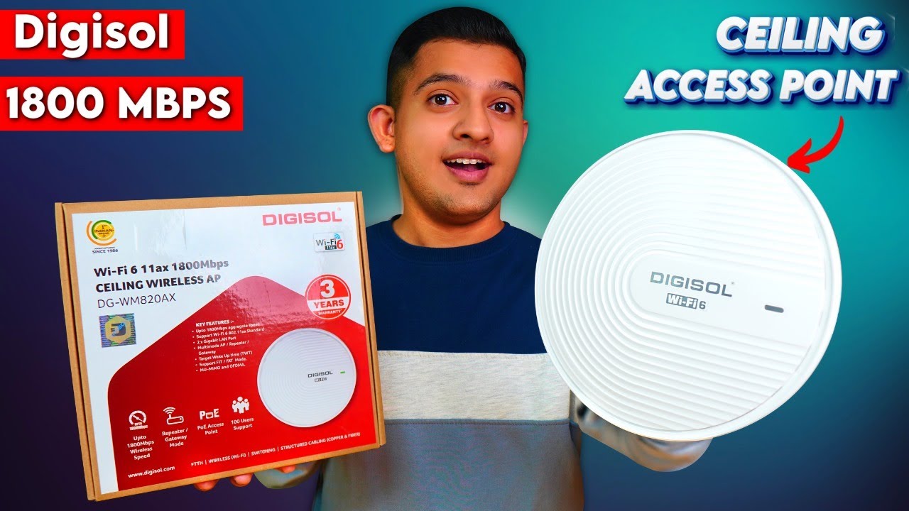 Wi-Fi 6 Access Point DG-WM820AX - Complete Review and Setup Guide