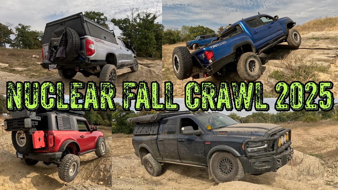 Nuclear Fall Crawl 2025 || Bronco X Power Wagon X Tundra X Tacoma || 4K
