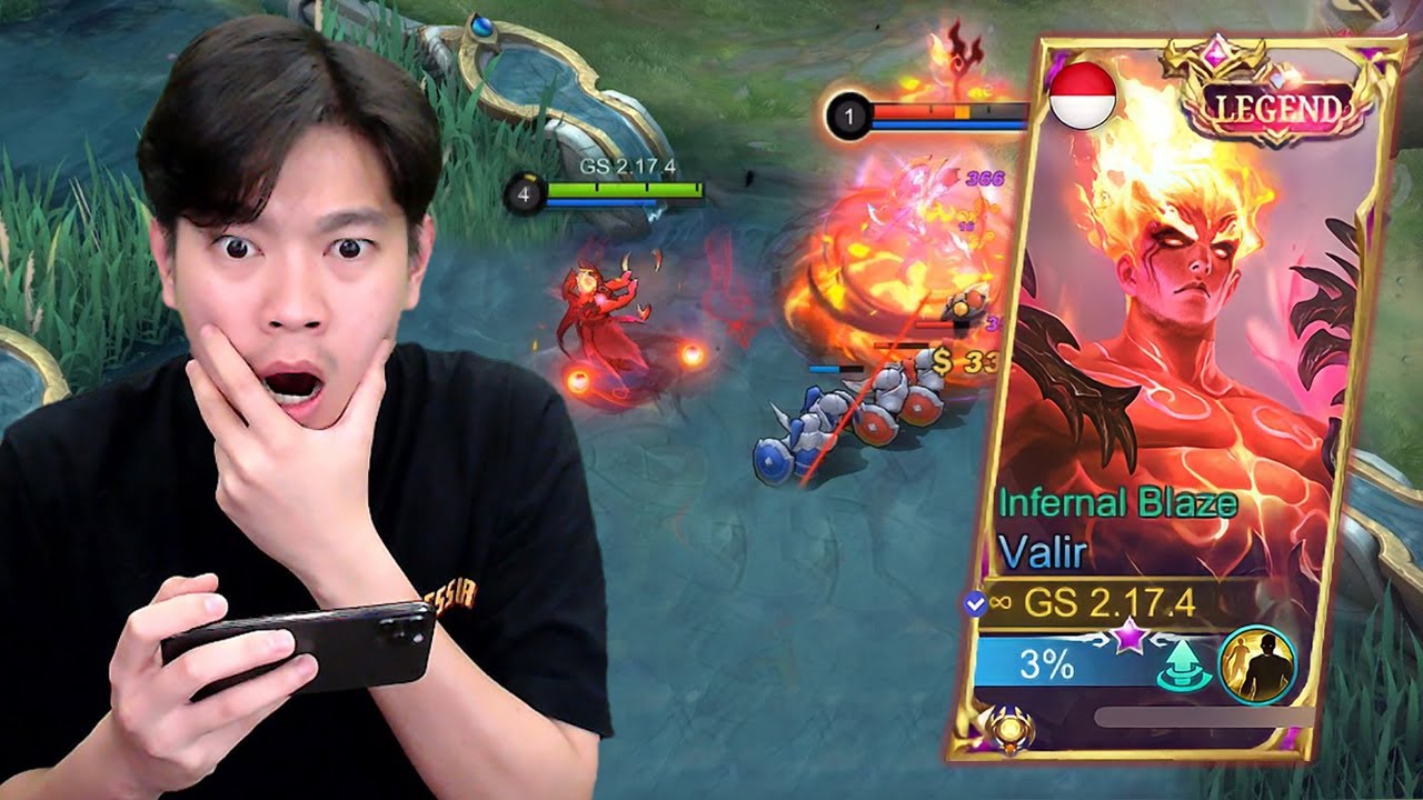 Review Skin Legend Valir Rp 3 Juta, Kita Bakar B1ji Para Publik! - Mobile Legends
