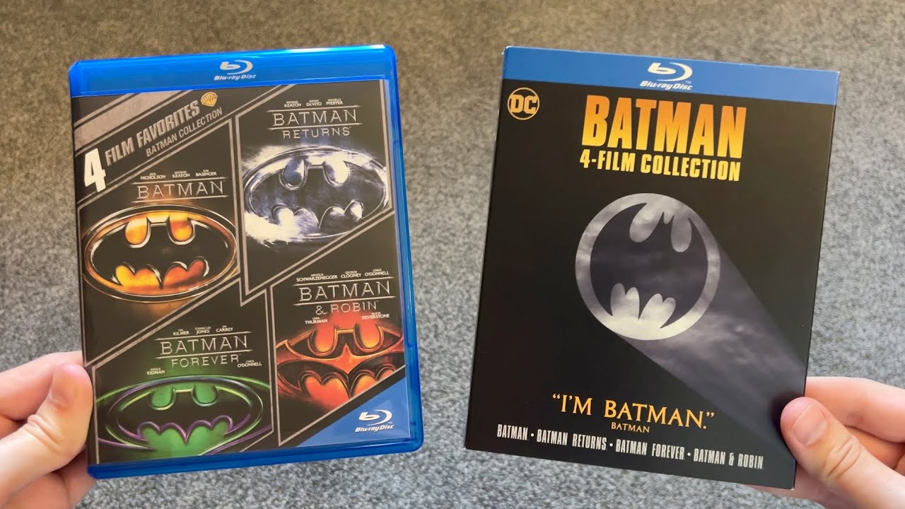 Batman: 4-Film Collection Blu-ray Unboxing DC