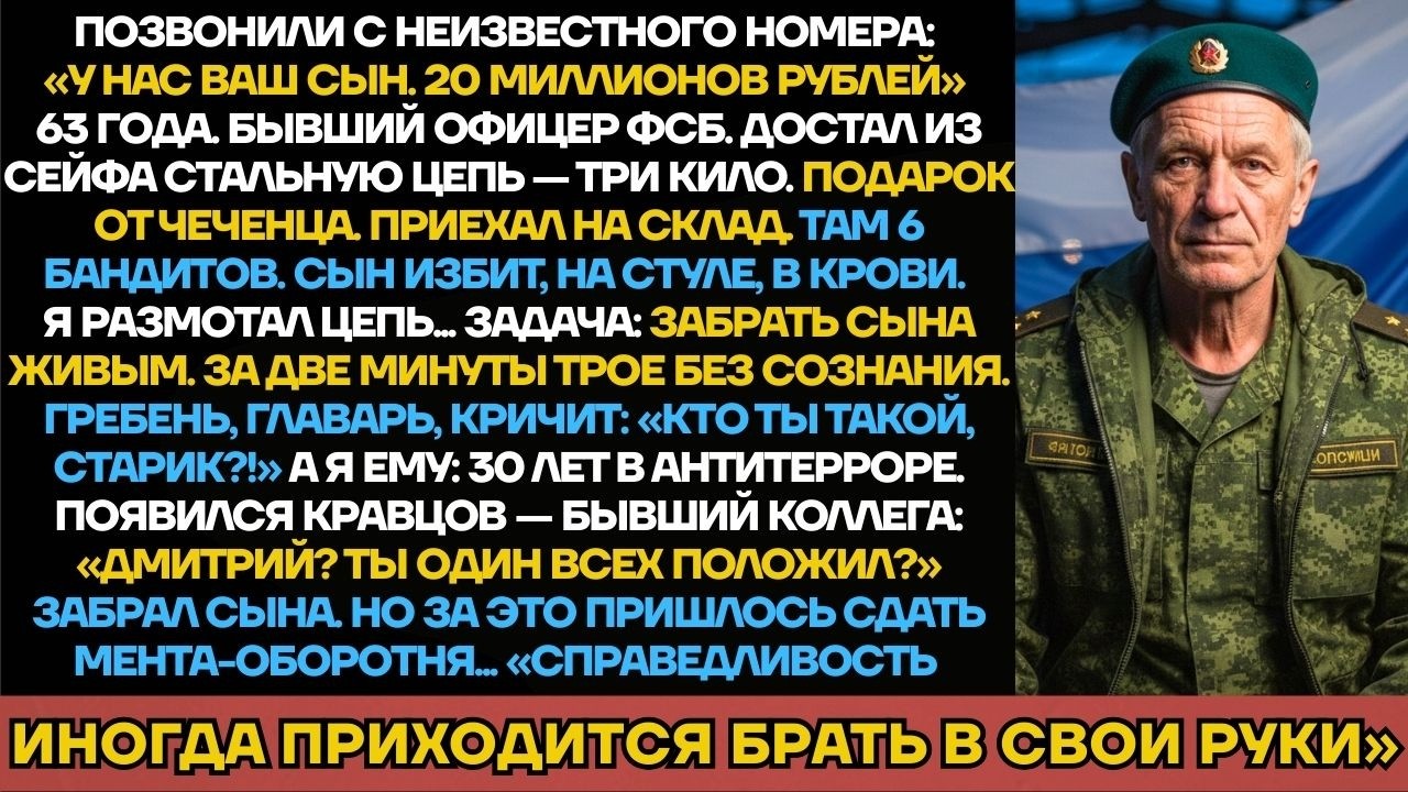 Похитили Сына И Требовали 20 Миллионов. Достал Стальную Цепь В 3 Кило И Пришёл На Склад. Главарь...