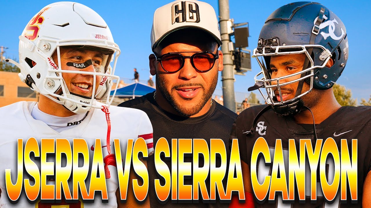 JSerra vs #21 Sierra Canyon🍿- Aaron Donald Pulled Up 😳- Defensive Battle Gets Physical💪🏽- Week 0