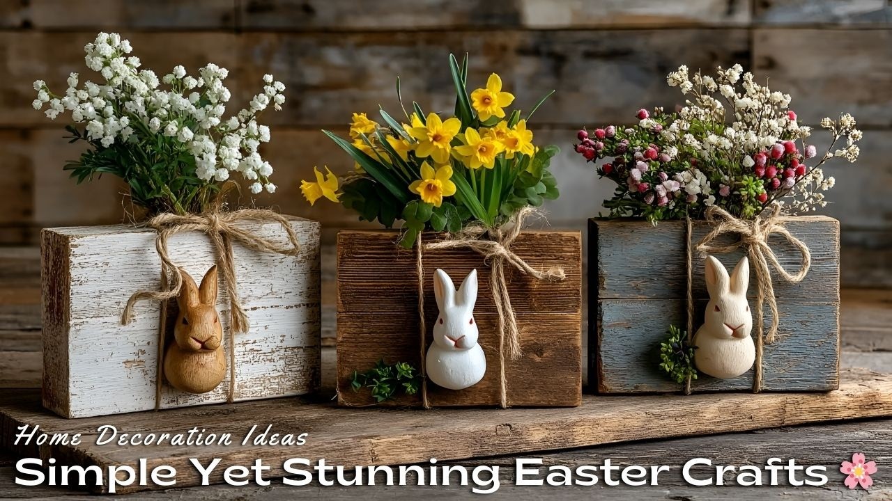 Simple Yet Stunning Easter Crafts 🌸 | Vintage Rustic Farmhouse DIY Decor Ideas on a Budget