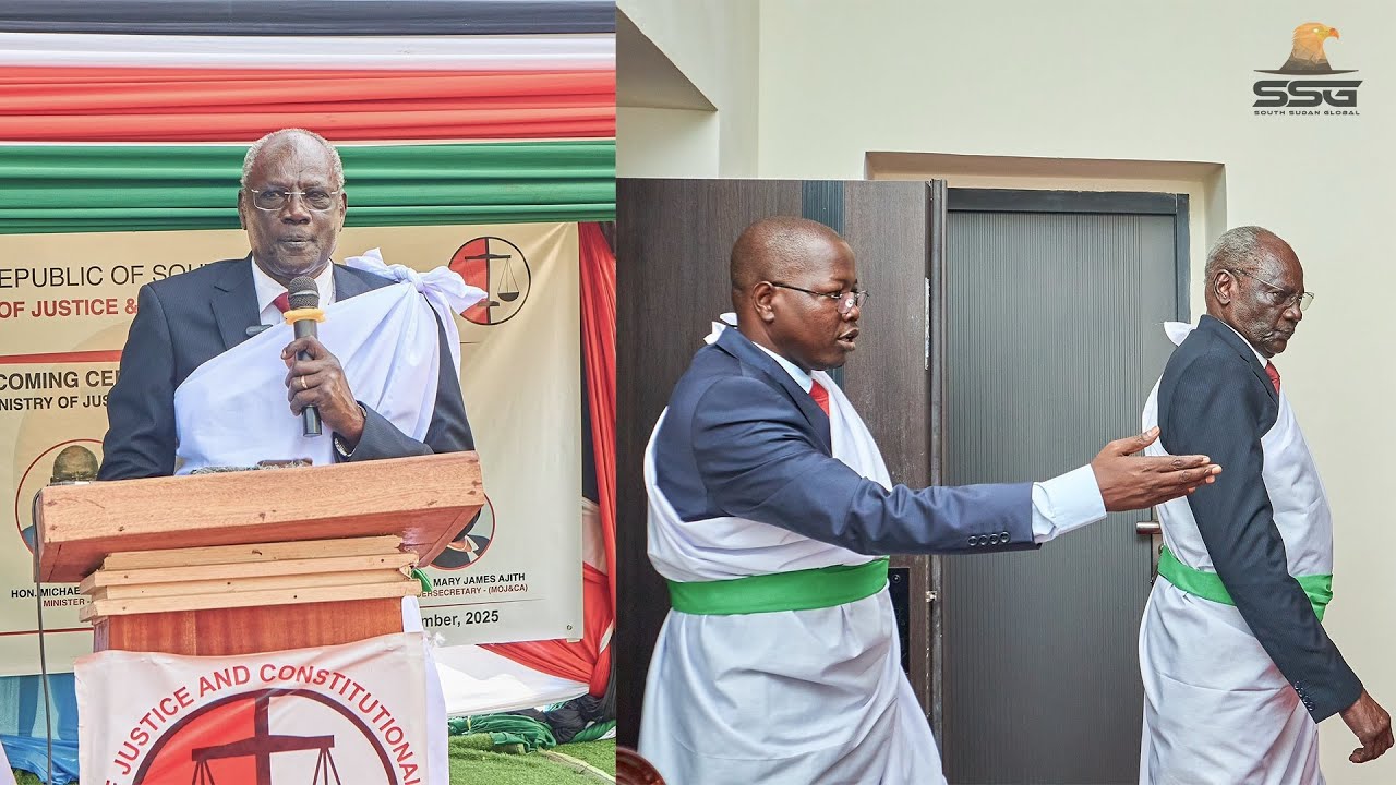 Listen to Speech by Hon. Michael Makuei Lueth, New National Minister of Justice After Being Sworn In