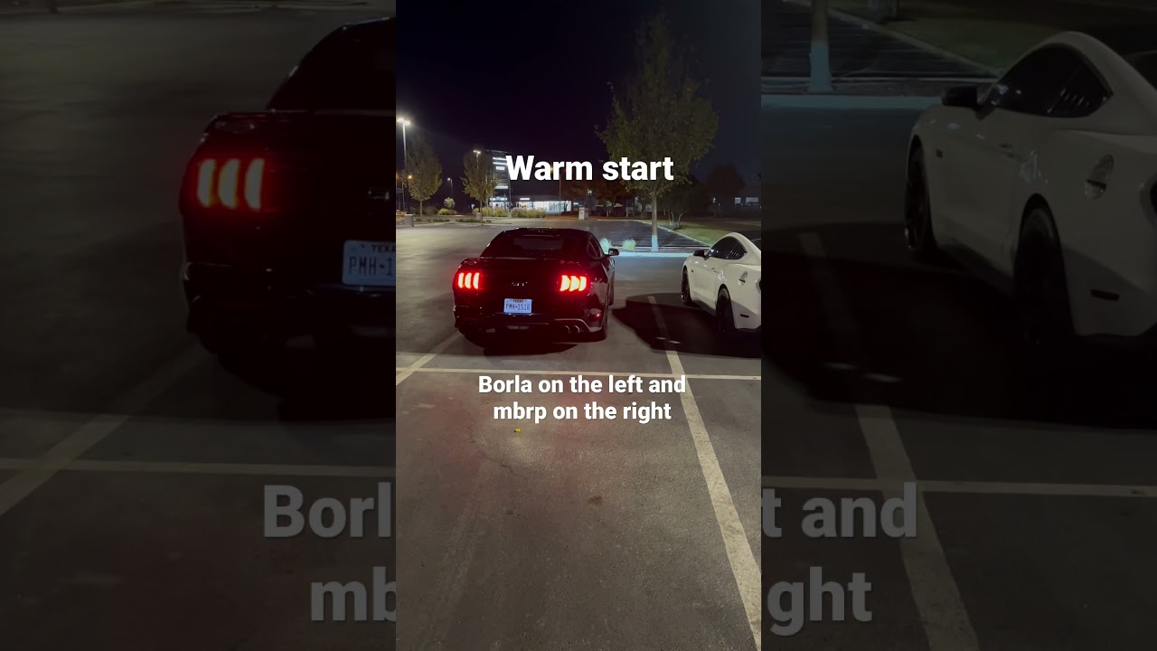Borla vs MBRP catback exhaust on 2018+ mustang