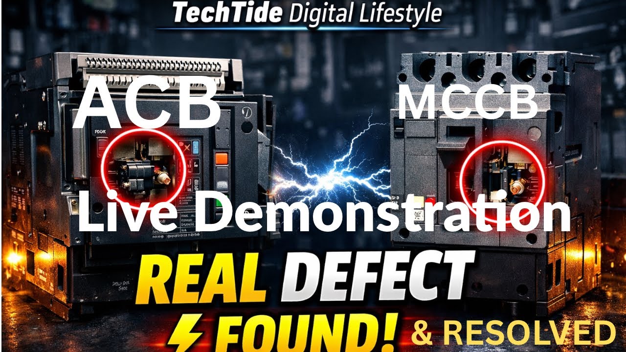 Air Circuit Breaker & MCCB Defect | Real Troubleshooting With Live Practical Demo, Electrical Fault 