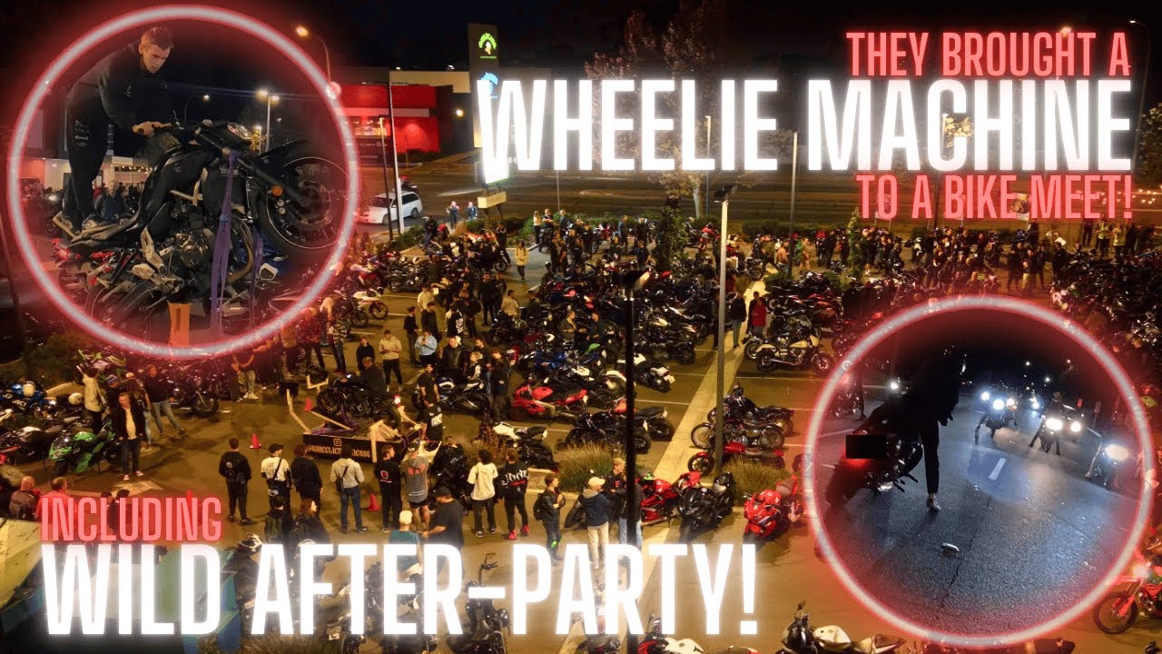 ADELAIDE BIKE MEETS ARE BECOMING INSANE | THEY SHUT DOWN THE CARPARK!