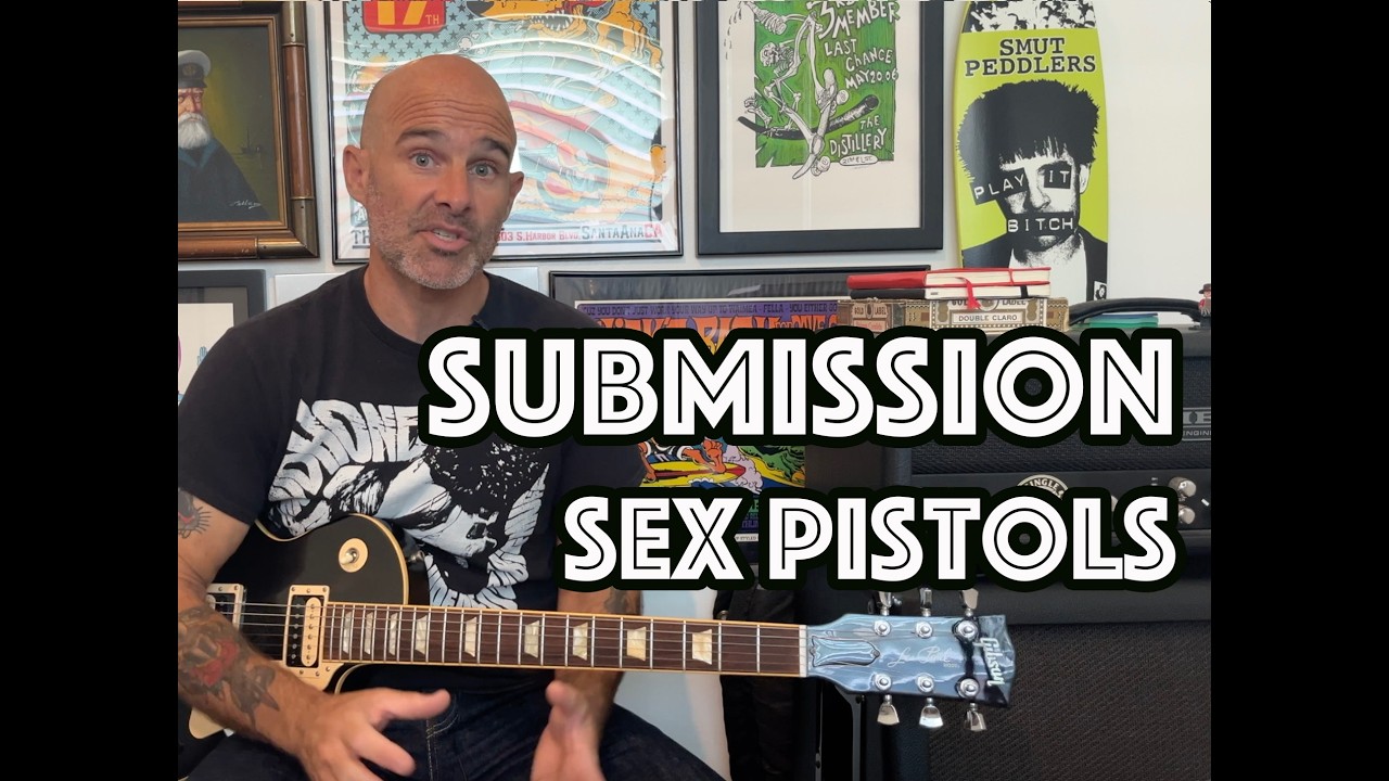 Submission Sex Pistols Guitar Lesson + Tutorial [WITH FILLS!]