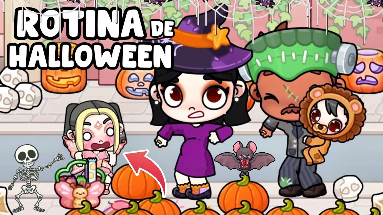 ROTINA DE HALLOWEEN 🎃  |  AVATAR WORLD ROTINAS E HIST&Oacute;RIAS
