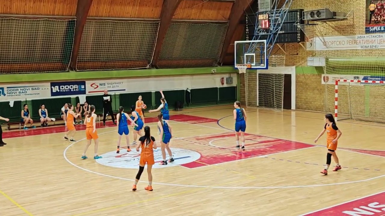 1. ŽRL SEVER /14. KOLO/ Jedinstvo - Girl Borac Basket 4/4 (81:54)