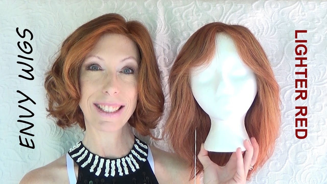 ENVY WIGS LIGHTER RED COLOR SPOTLIGHT | HUMAN HAIR AND SYNTHETIC WIG