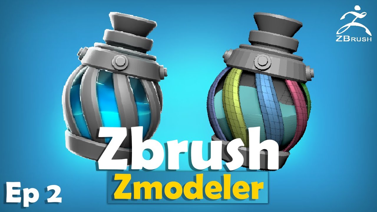 MODELISER DES OBJETS SIMPLES AVEC LE ZMODELER PART 2 TUTO ZBRUSH