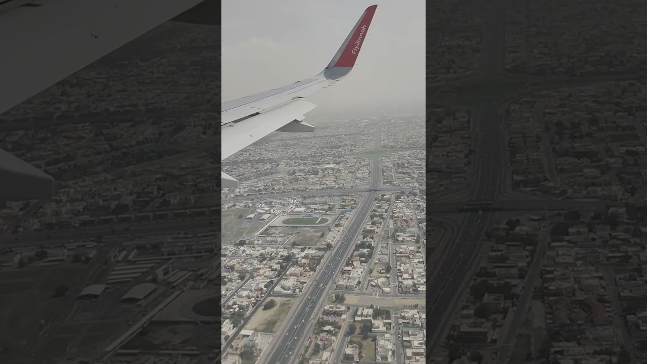 Landing at Sharjah Airport, 28th April, 2024