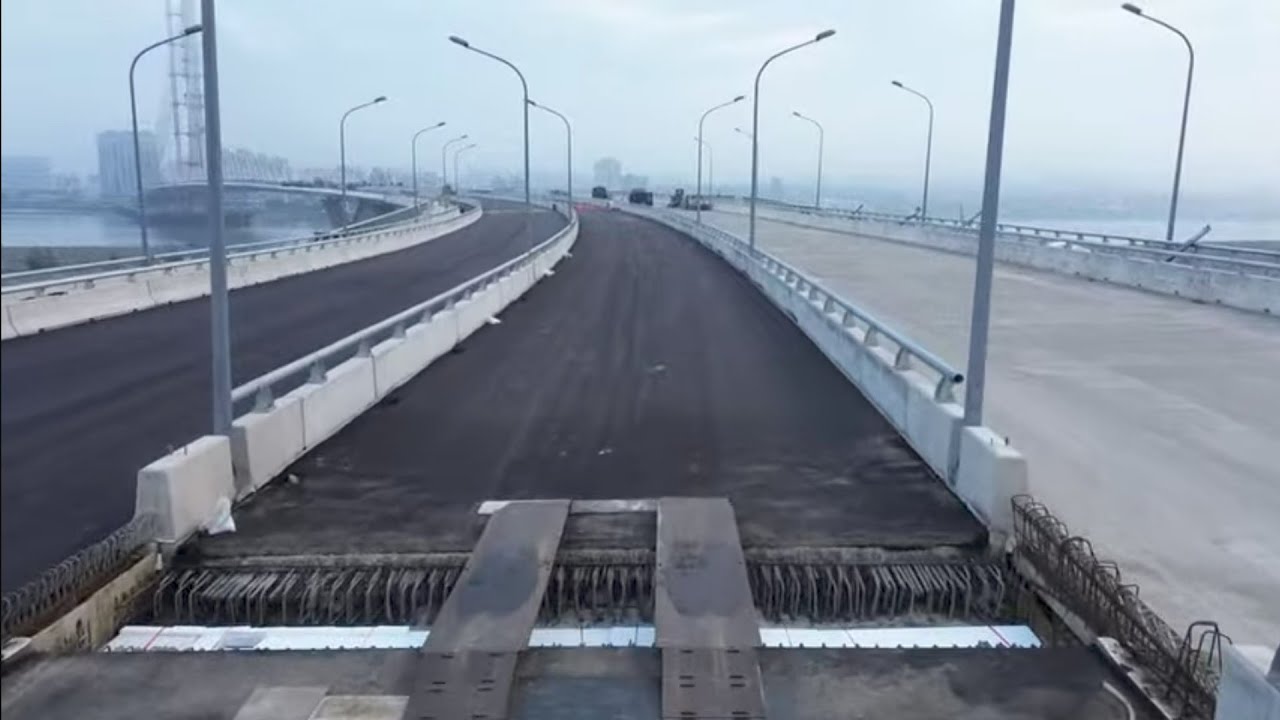 2026.02.05  淡江大橋 八里端 施工概況近距觀察 空拍 LIVE 直播
