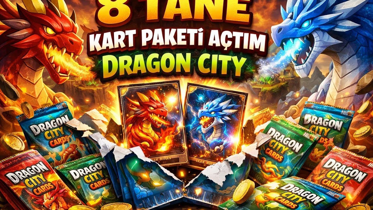 I opened 8 card packs for Dragon City.