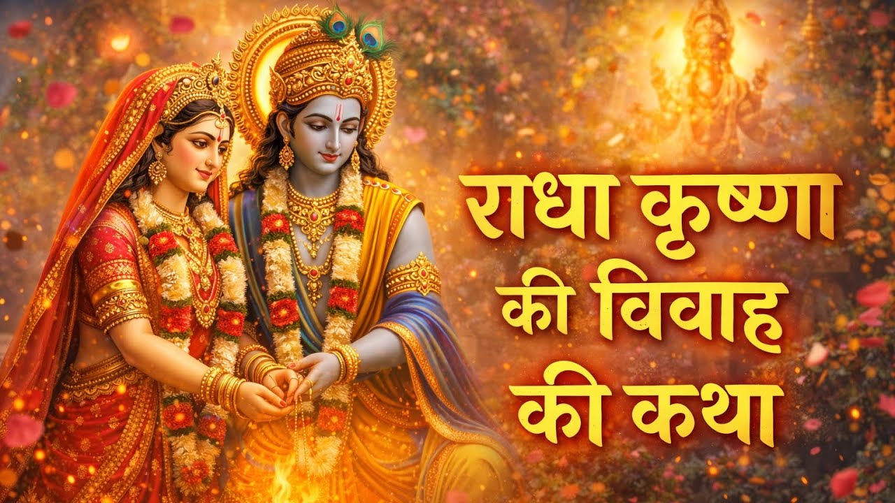 💖 राधा कृष्ण का दिव्य विवाह | फुलेरा दूज की पावन कहानी