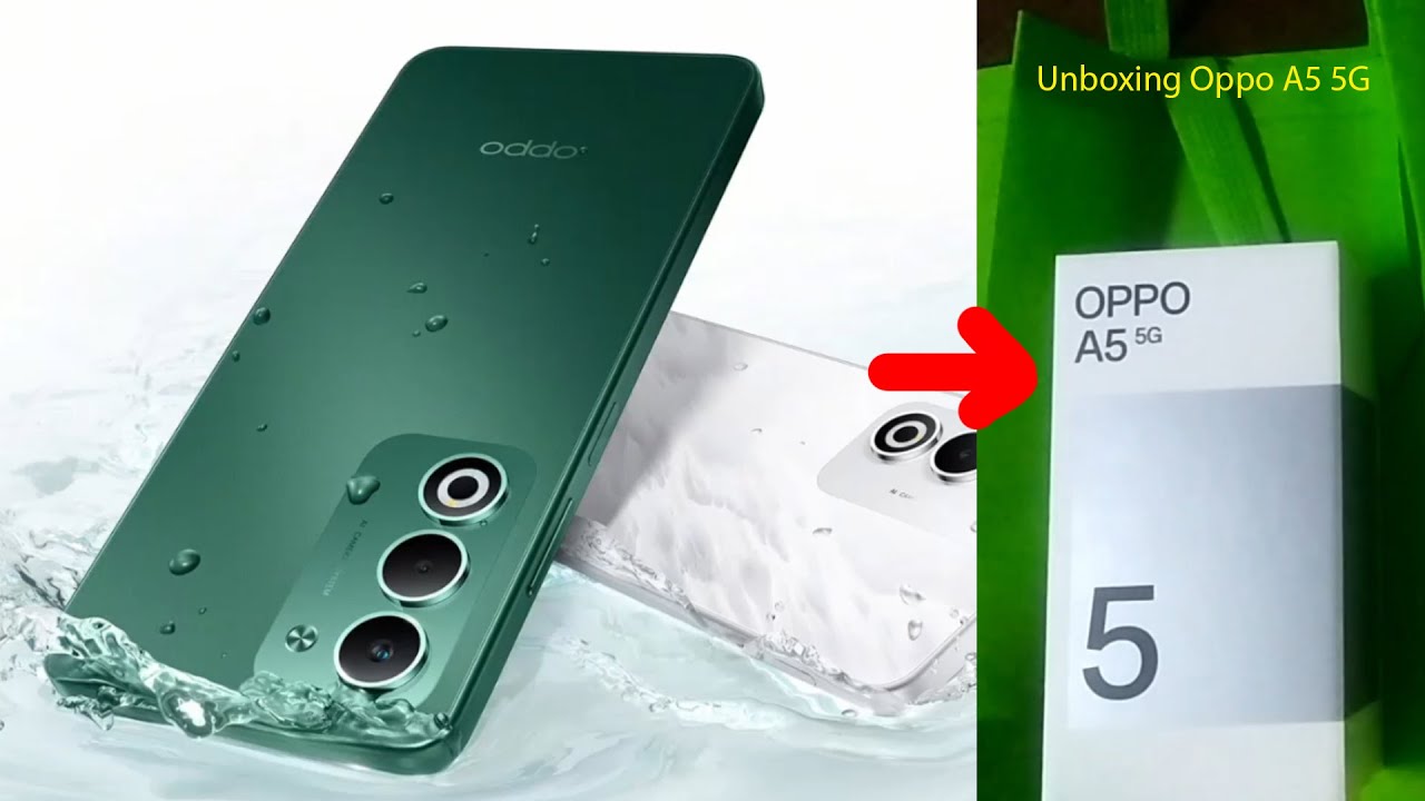 Unboxing and Showing the Oppo A5 5G