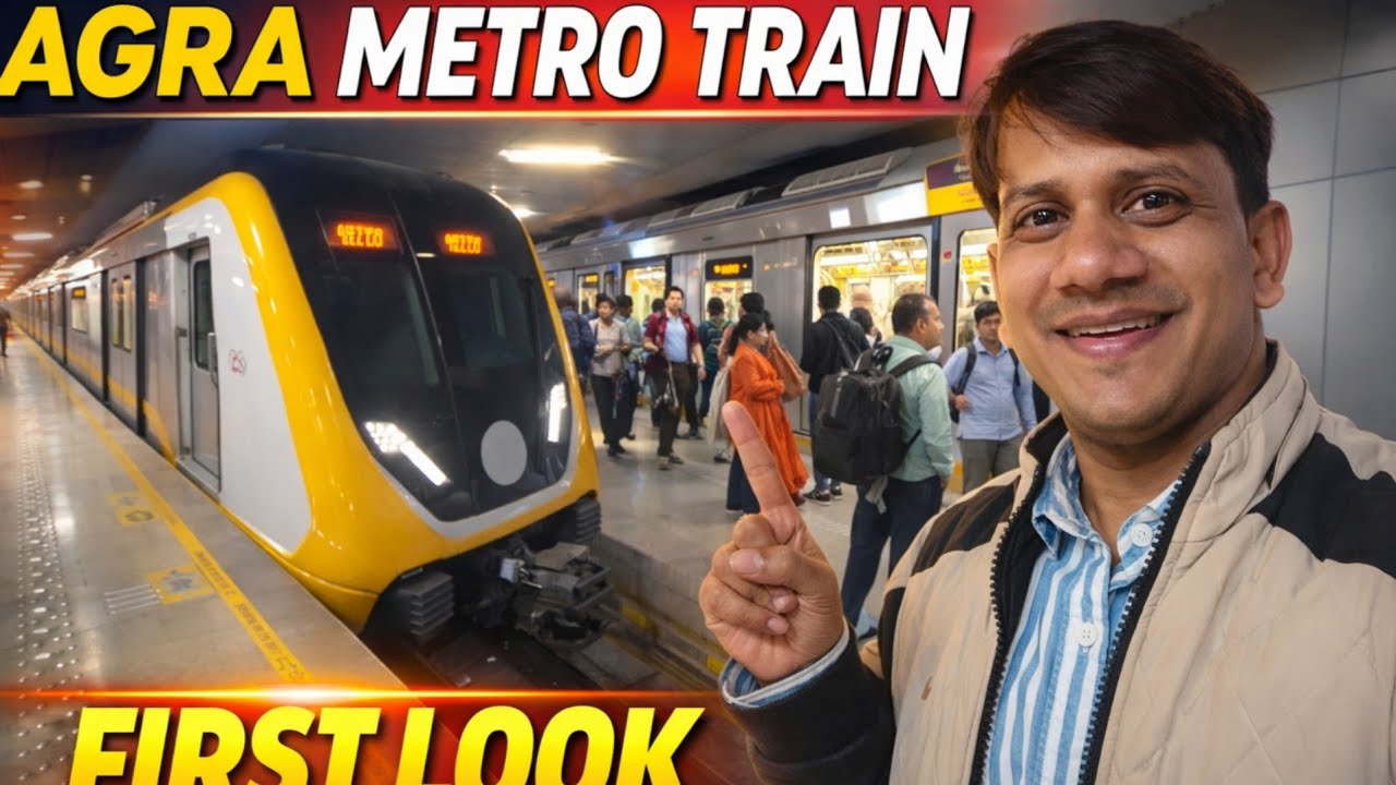 Agra Metro Train 🚇 | Agra Metro First Ride Experience | Full Tour & Review2026 🔥🔥 