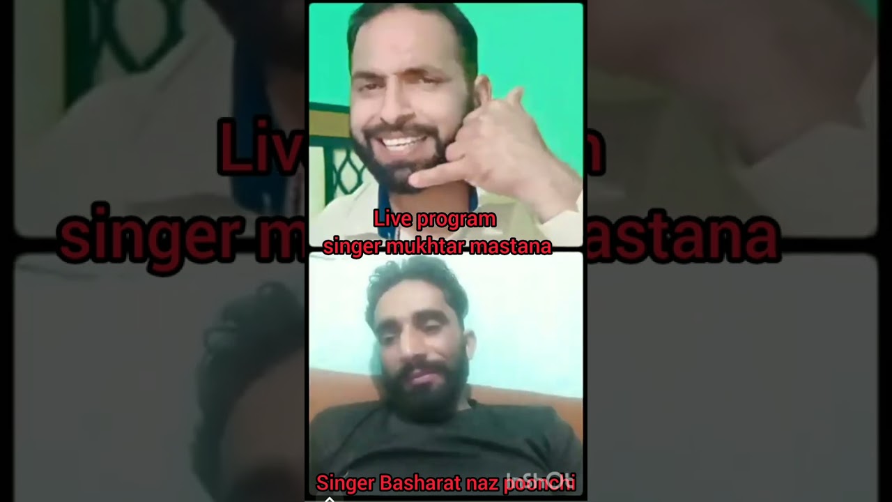 live program singer mukhtar mastana with💐💐💐 singer Basharat naz🌹🌹🌹video full watch karien