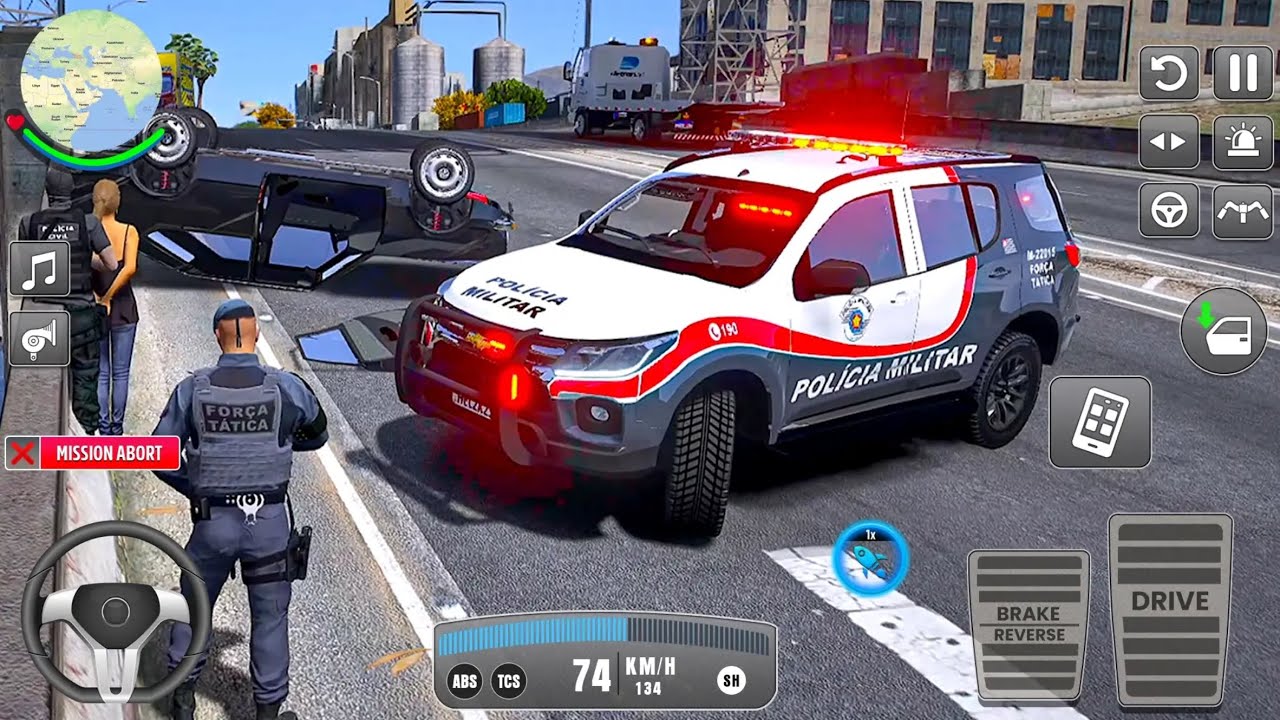 City Police Cop Car Chase Game-Catch criminals in the race in town