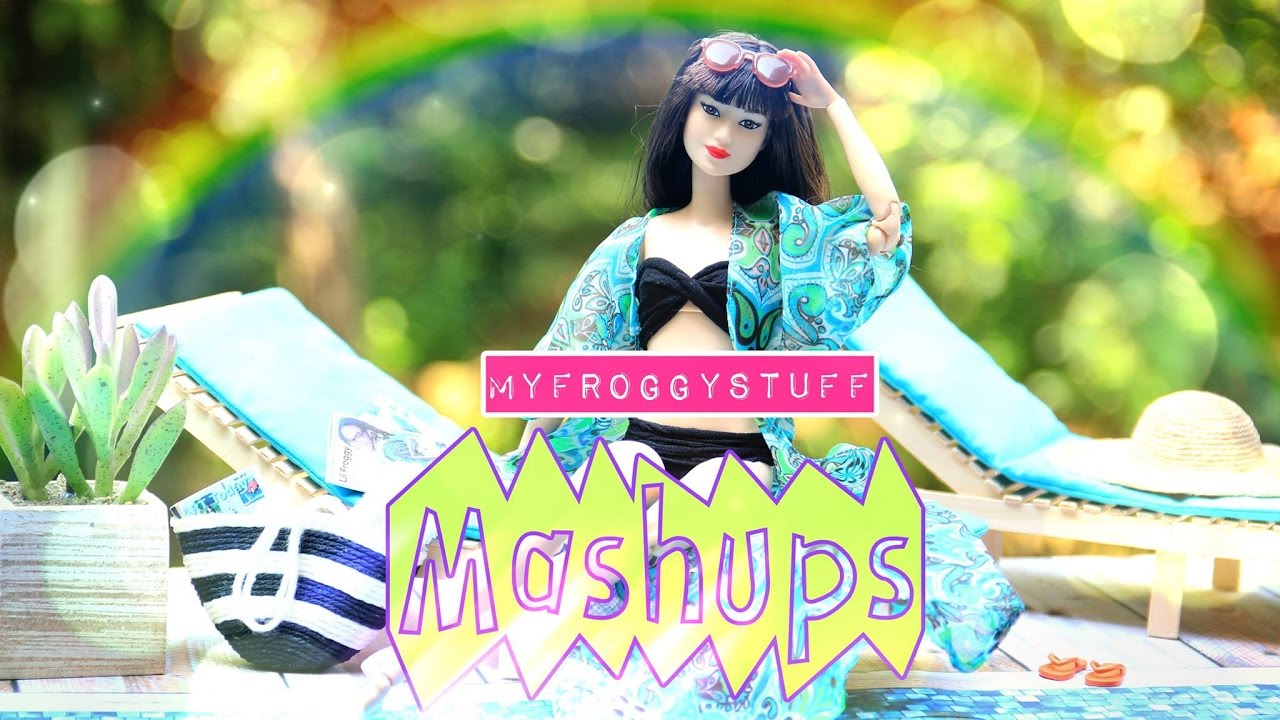 Mash Ups: How to Make | Doll Swimming Pool, Life Jackets, Swim Suit, Slip N Slide & More
