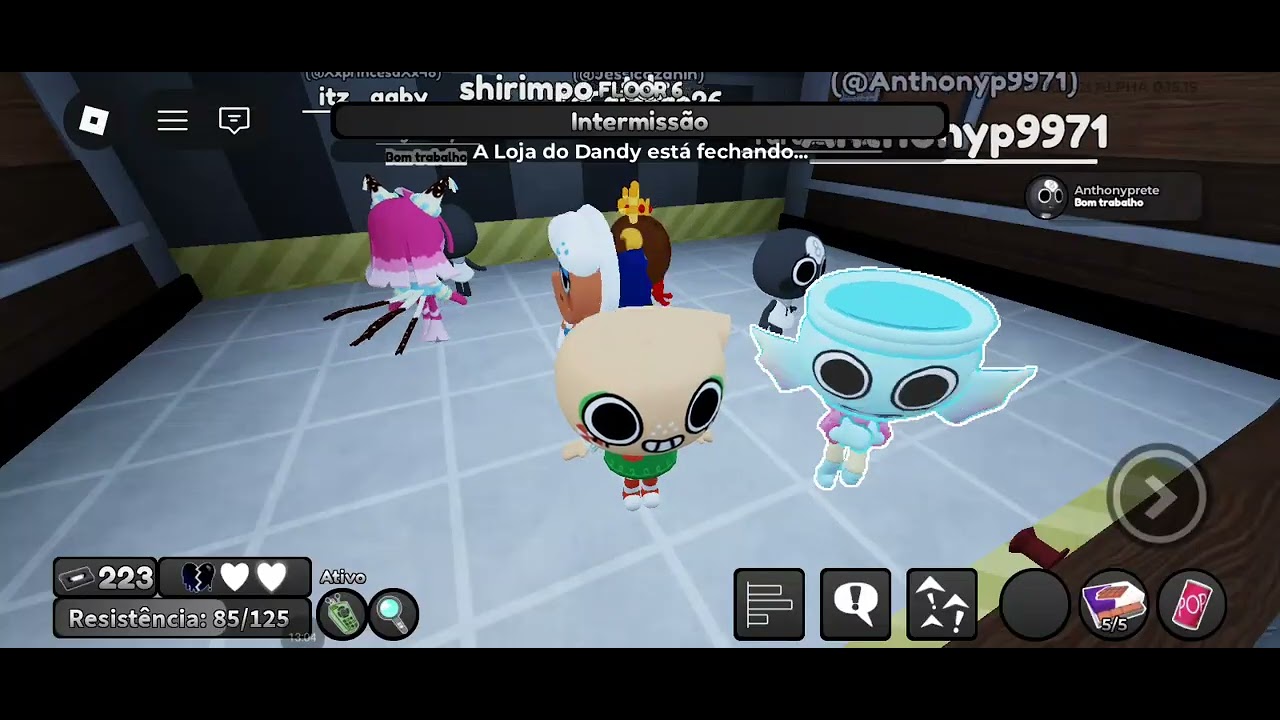 Jogando com a convidada especial 