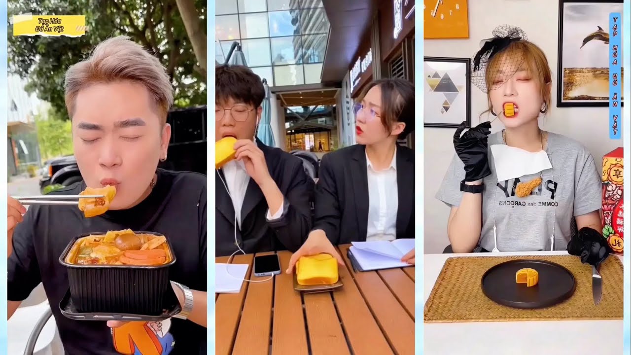 Tổng Hợp Mukbang Đồ Ăn Vặt Hay Nhất | Mukbang Đồ Ăn Vặt P64