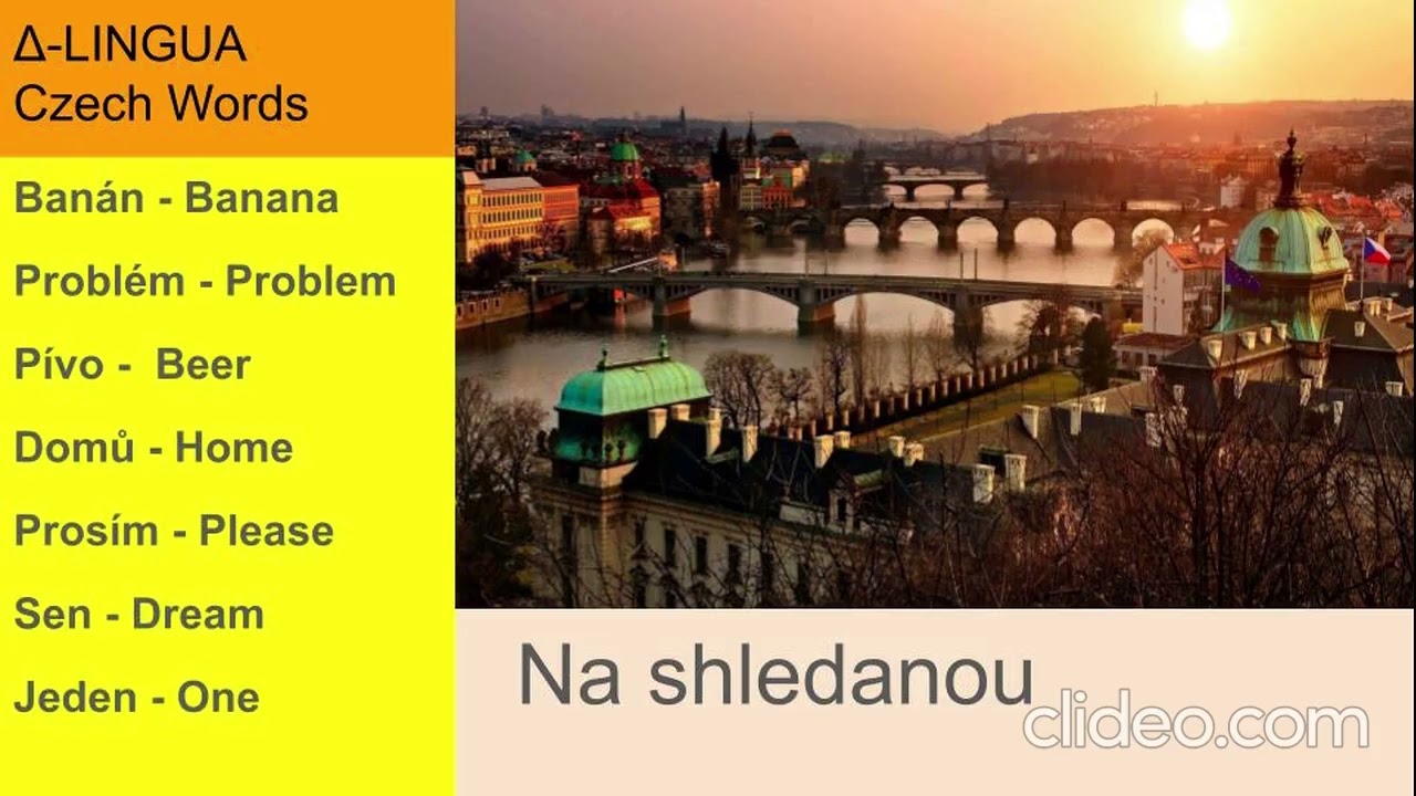 Δ- LINGUA : Czech Language -Czech words ( Lesson # 11 )