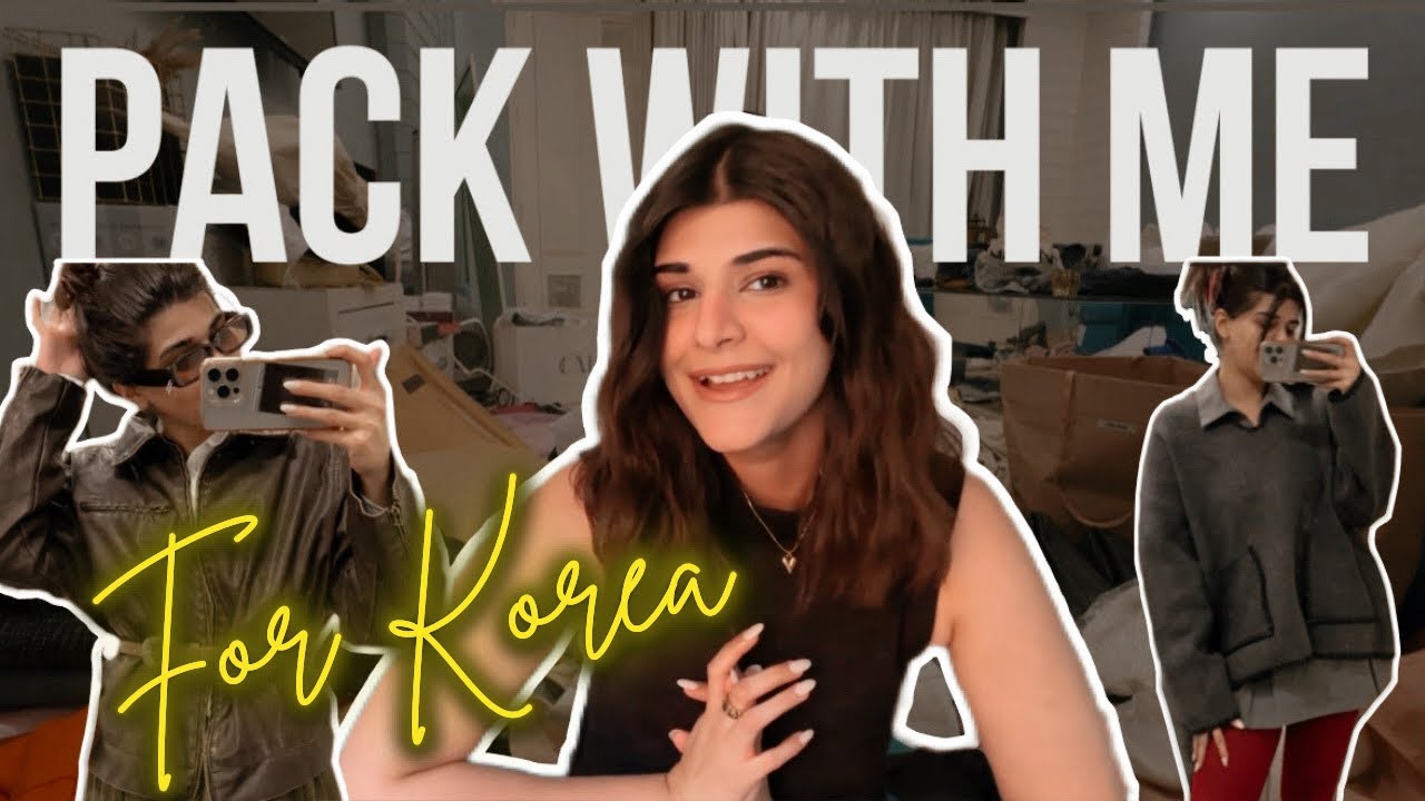 KOREA Trip Prep & Pack with Me | Unboxing & Try On Haul📦🛍️✨