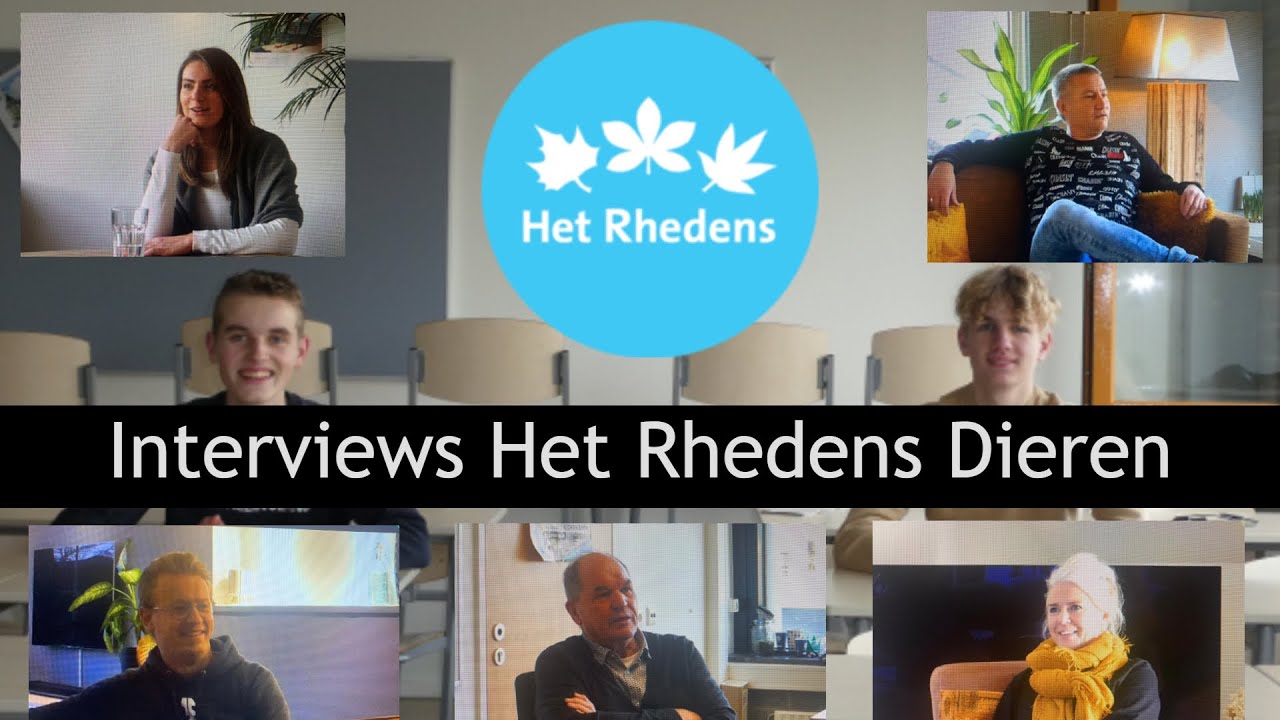 Het Rhedens Dieren - Justin en Joost interviewen docenten