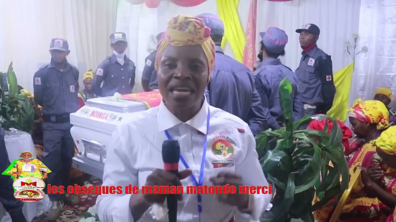 CLIP D'obsèques de Maman Matondo Ntimansieme Hélène commandante en chef des Mamans Mpadistes