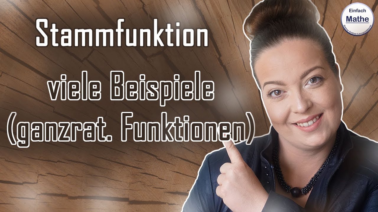 Viele Beispiele für Stammfunktionen von ganzrationalen Funktionen by einfach mathe!