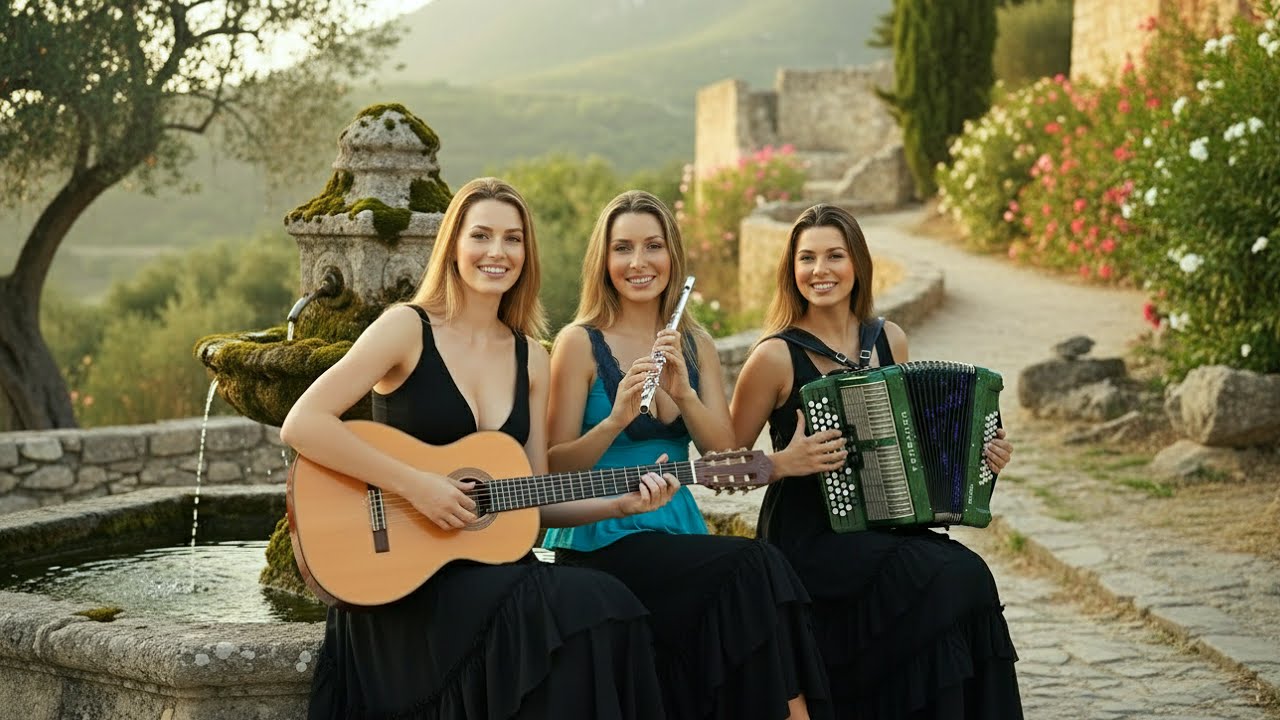 Blissful Flamenco Guitar, Accordion & Flute – Relaxing Instrumental Harmony