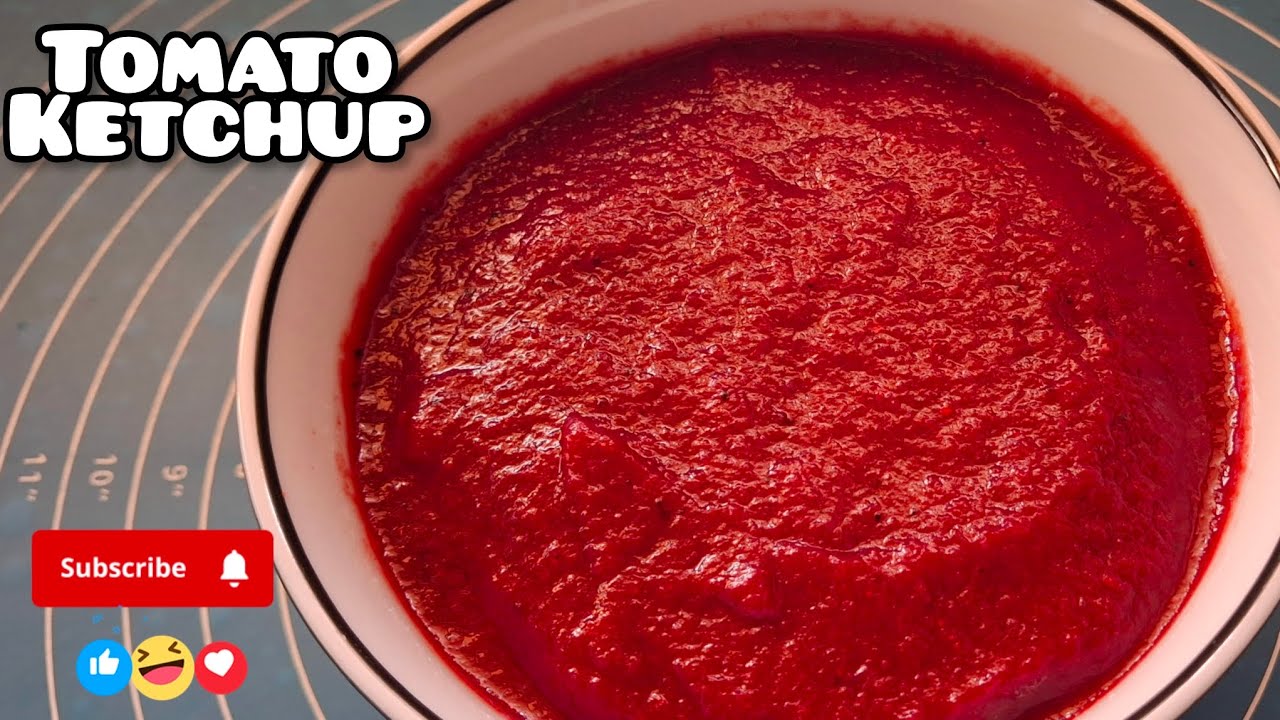 Homemade Tomato Ketchup 🍅 😋