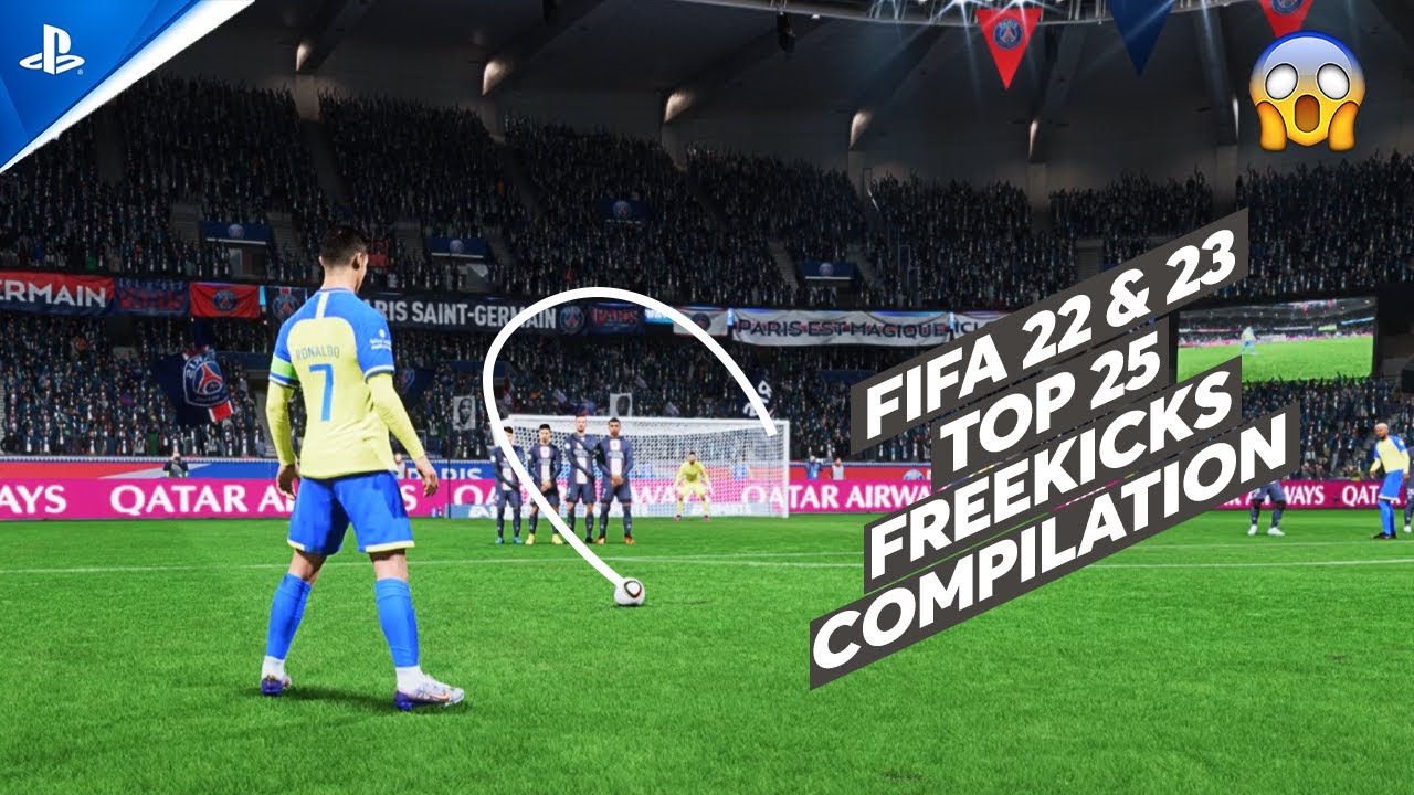 FIFA 22 & 23 : Top 25 Free Kicks Goals Compilation Part 1 | PS5 4K60