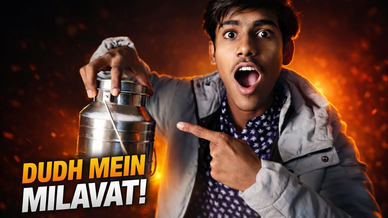 Dudh mein milavat 😲