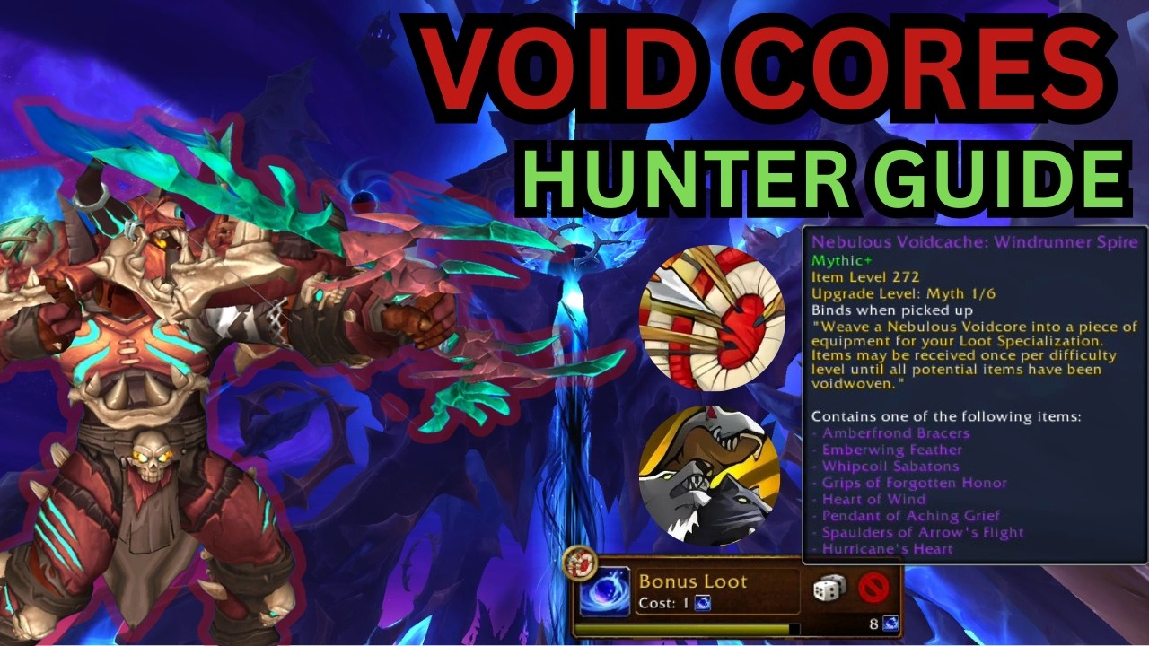 Don't Waste Your Void Cores in 12.0.5! | Marksman and Beast Mastery Bonus Roll Guide